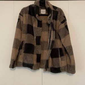 Thread & Supply Buffalo Plaid Teddy Jacket